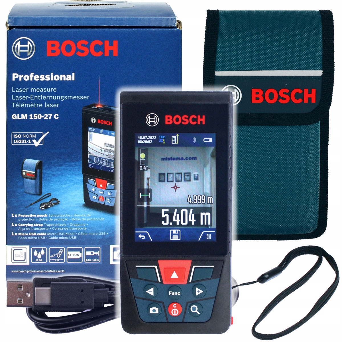 Vnútorný diaľkomer Bosch 100-200 m